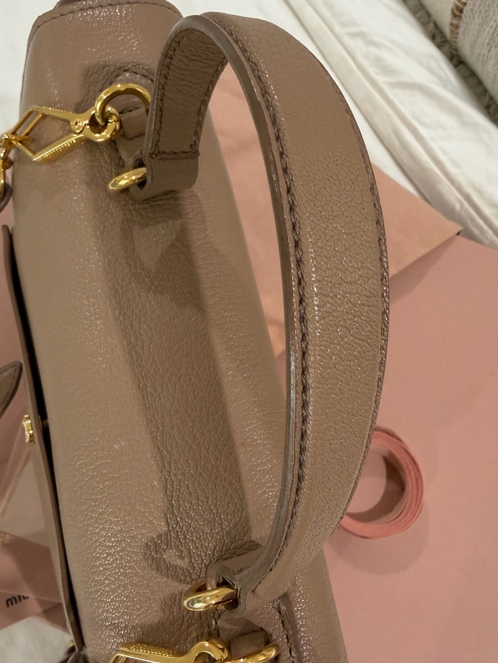 Miu Miu Madras Crossbody Bag - Picture 7 of 14